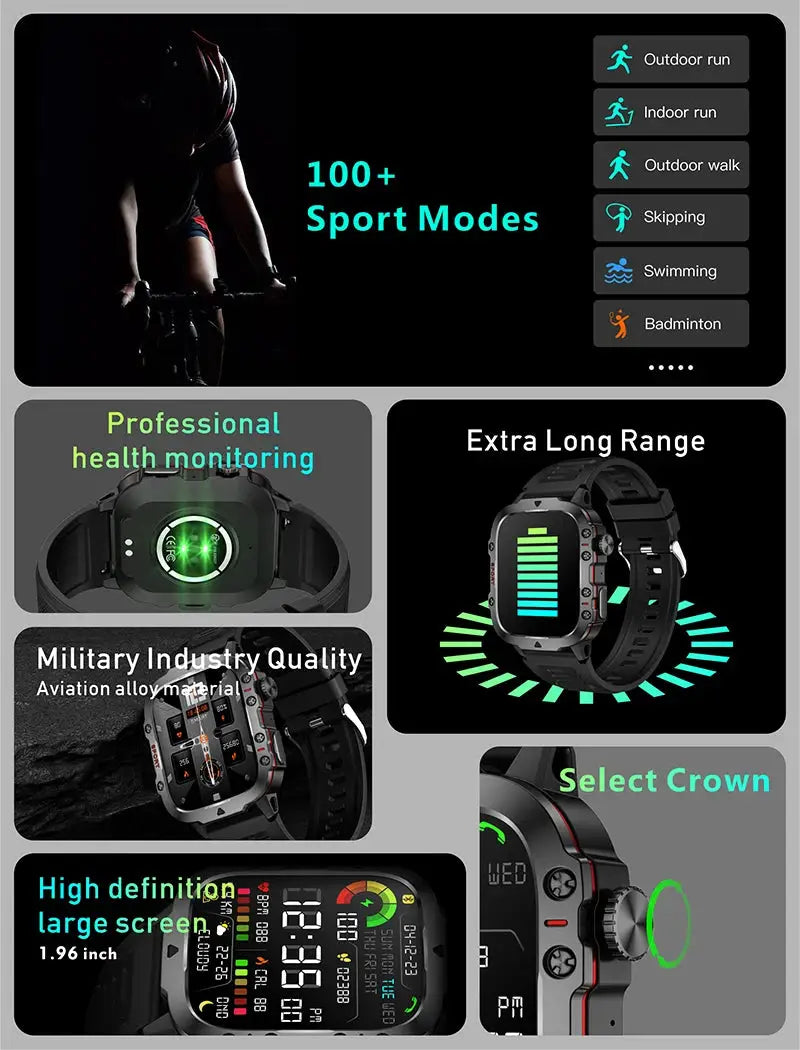 Xiaomi Military Smart Watch Men