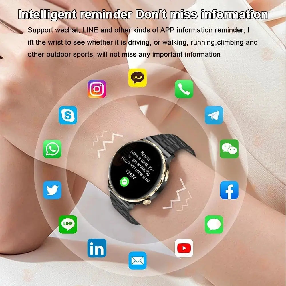 "2024 Women's AMOLED Smart Fitness Watch" TechGene