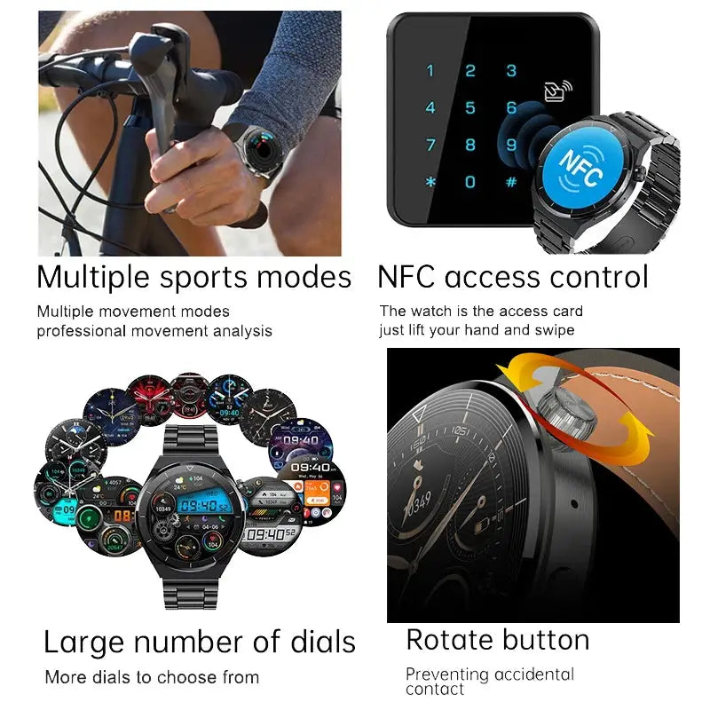 For Huawei Xiaomi GT3 Pro Smart Watch - TechGene