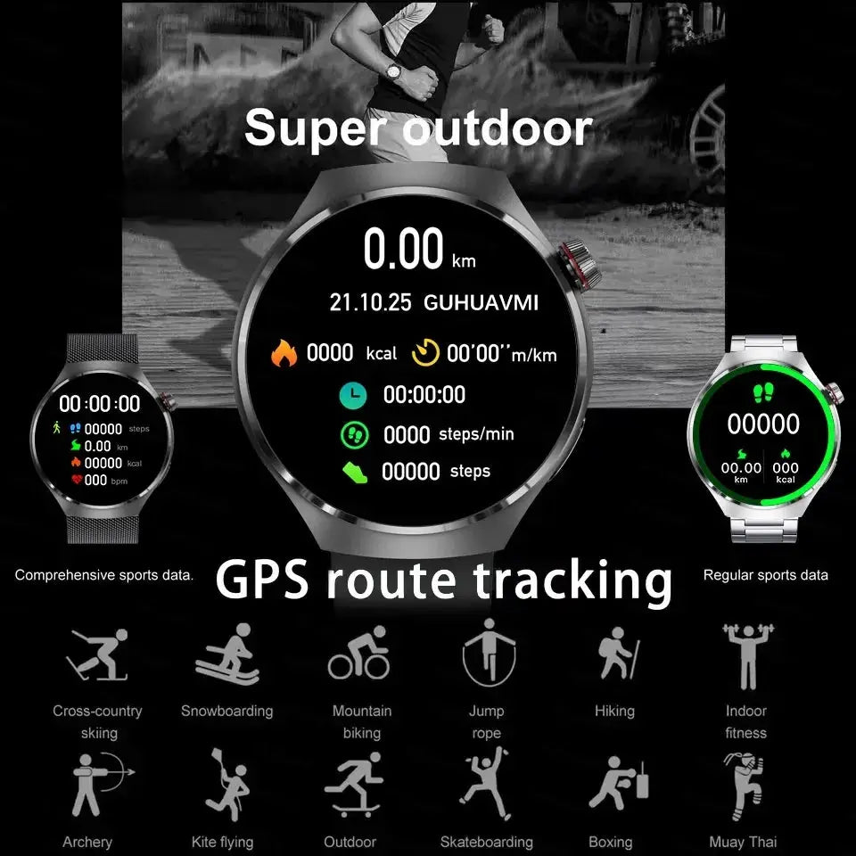 HUAWEI GT4 Pro GPS NFC Smart Watch Men